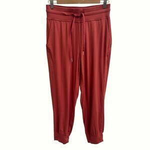 Lululemon Ready to Rulu High Rise Cropped Jogger Red Rock W6BYKS Size 6